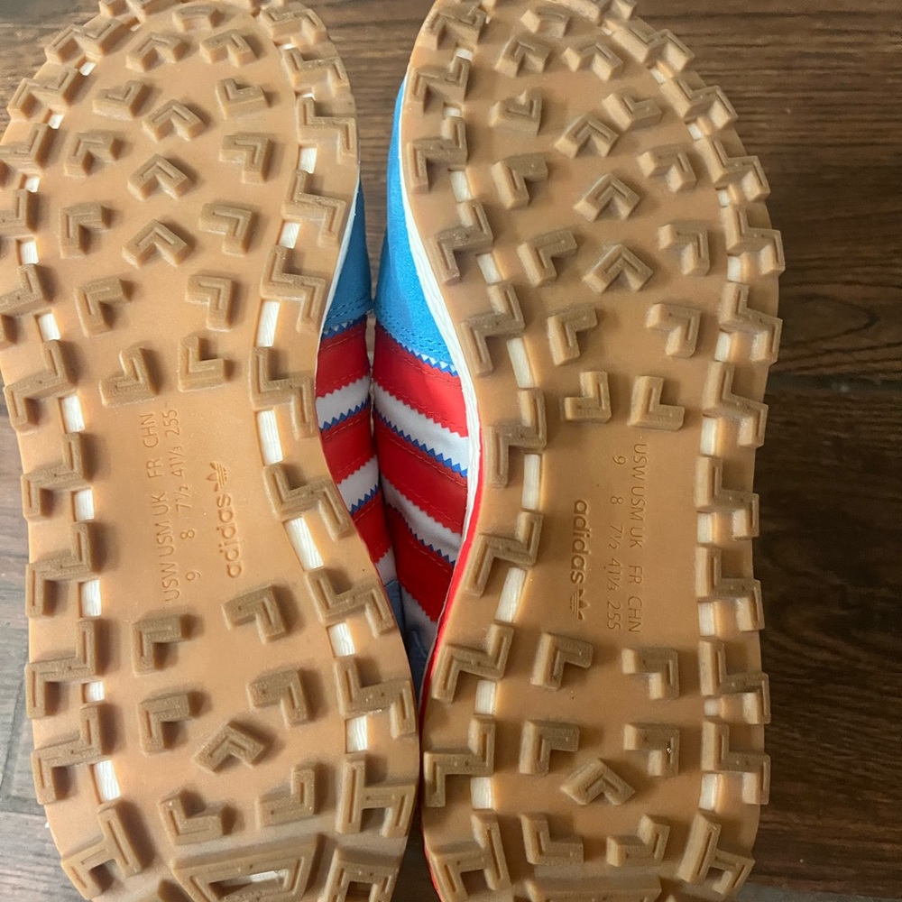 Adidas red blue sneakers men’s 8 - Picture 5 of 5